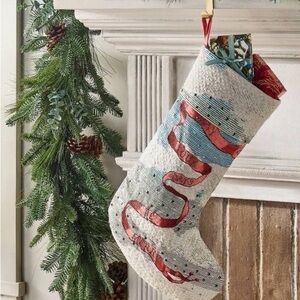 2025 John Derian x Target  "May Your days Be Merry" Christmas Stocking NWT